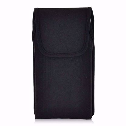 Picture of Holster with Magnetic Flap Closure and Belt Clip - Works with Samsung Galaxy and Panasonic T1 and Zebra TC26