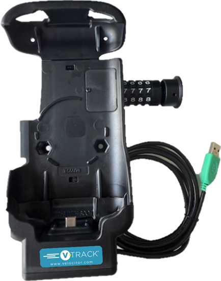 Picture of Spring Loaded Combo Locking Cradle with Type C Connection for Zebra TC58/78